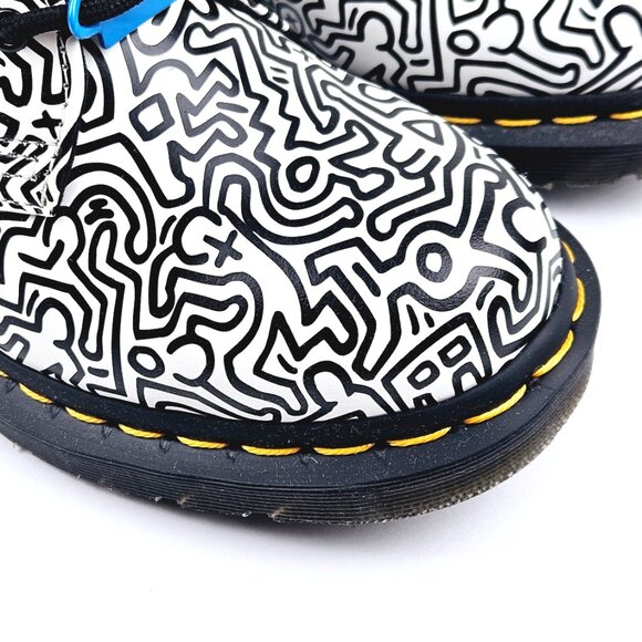 Dr. Martens 1461 Keith Haring Printed Leather Oxford Shoes • Men 4, Women 5M - Picture 6 of 10